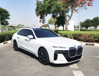 BMW 760I X-DRIVE 2023 MODEL YEAR WHITE COLOR WITH WARRANTY