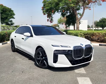BMW 760I X-DRIVE 2023 MODEL YEAR WHITE COLOR WITH WARRANTY