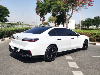 BMW 760I X-DRIVE 2023 MODEL YEAR WHITE COLOR WITH WARRANTY