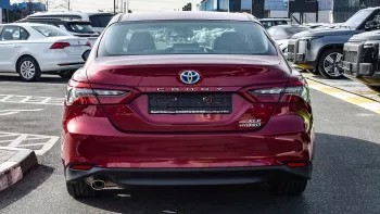 Toyota Camry 2.5L XLE Hybrid 2022 Model Year Red Color Exterior