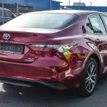 Toyota Camry 2.5L XLE Hybrid 2022 Model Year Red Color Exterior - Thumbnail 5