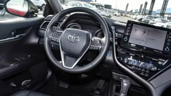 Toyota Camry 2.5L XLE Hybrid 2022 Model Year Red Color Exterior