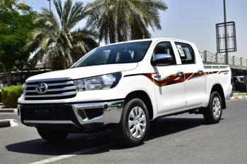 TOYOTA HILUX DOUBLE CAB GLS-G 2025 MODEL YEAR WHITE COLOR 4X2 AUTOMATIC