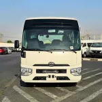 Toyota Coaster 23 Seater 2.8L Diesel 2025 Model Year White Color Exterior - Thumbnail 1