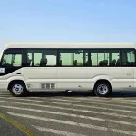 Toyota Coaster 23 Seater 2.8L Diesel 2025 Model Year White Color Exterior - Thumbnail 3