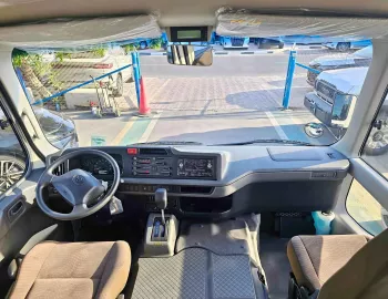 Toyota Coaster 23 Seater 2.8L Diesel 2025 Model Year White Color Exterior