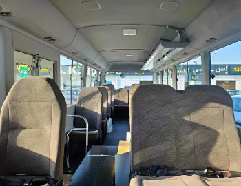 Toyota Coaster 23 Seater 2.8L Diesel 2025 Model Year White Color Exterior