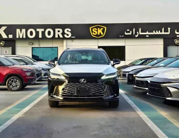 Lexus RX350 Elite High Car 2.4L Petrol V4 2025 Model Year Black Color Exterior