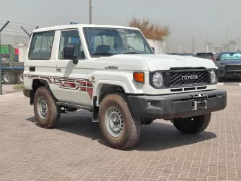 Toyota Land Cruiser LC71 LX 2024 Model Year 3-Door Hardtop Petrol White Color