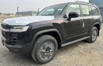 Toyota Land Cruiser LC300 GR-Sport 2025 Model Year Diesel Full-Option Black Color