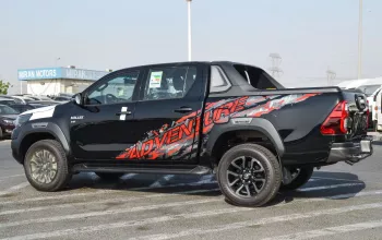 TOYOTA HILUX ADVENTURE 2025 MODEL YEAR 4.0L PETROL BLACK COLOR