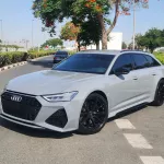 Audi RS6 2025 Model Year Gray Color Exterior with Warranty - Thumbnail 3