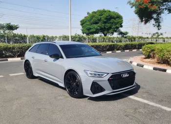 Audi RS6 2025 Model Year Gray Color Exterior with Warranty