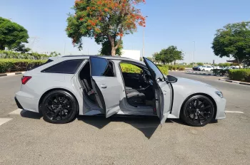 Audi RS6 2025 Model Year Gray Color Exterior with Warranty