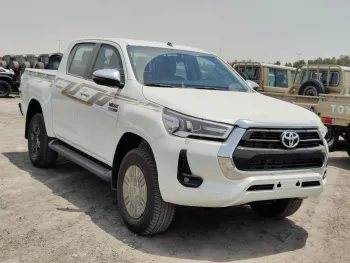 Toyota Hilux Double Cable GLX 2025 Model Year Full Option Diesel White Color