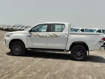 Toyota Hilux Double Cable GLX 2025 Model Year Full Option Diesel White Color