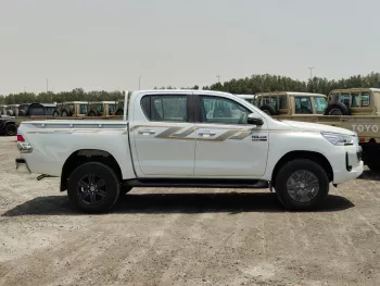 Toyota Hilux Double Cable GLX 2025 Model Year Full Option Diesel White Color