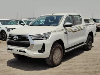 Toyota Hilux Double Cable GLX 2025 Model Year Full Option Diesel White Color