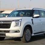 NISSAN PATROL Y63 LE PLATINUM CITY 2025 MODEL YEAR PETROL WHITE COLOR - Thumbnail 1
