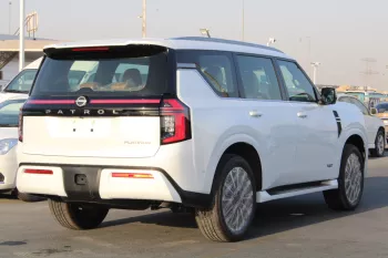 NISSAN PATROL Y63 LE PLATINUM CITY 2025 MODEL YEAR PETROL WHITE COLOR