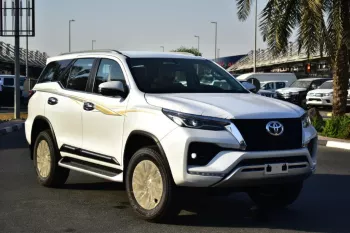 TOYOTA FORTUNER VXR LIMITED 2025 MODEL YEAR 4WD WHITE COLOR