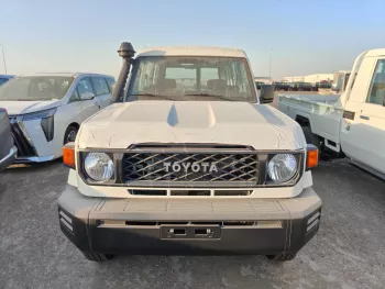 Toyota Land Cruiser LC78 2025 Model Year 3-Door Hardtop LX-E Diesel A/T White Color