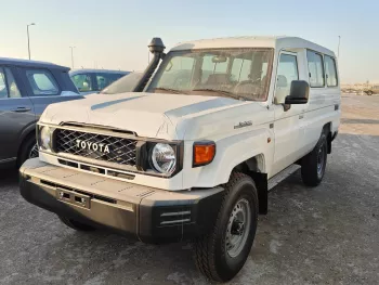 Toyota Land Cruiser LC78 2025 Model Year 3-Door Hardtop LX-E Diesel A/T White Color