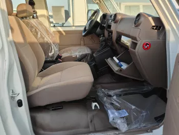 Toyota Land Cruiser LC78 2025 Model Year 3-Door Hardtop LX-E Diesel A/T White Color