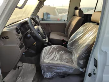 Toyota Land Cruiser LC78 2025 Model Year 3-Door Hardtop LX-E Diesel A/T White Color