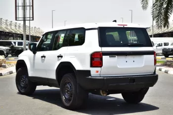 TOYOTA PRADO TX 2025 MODEL YEAR 2.4L 4WD 7-SEATER WHITE COLOR