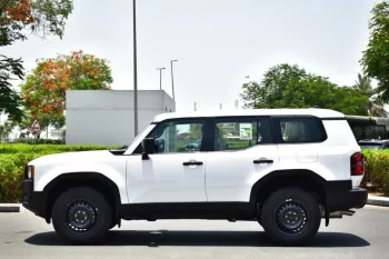 TOYOTA PRADO TX 2025 MODEL YEAR 2.4L 4WD 7-SEATER WHITE COLOR