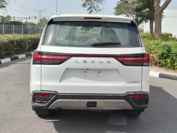 Lexus LX600 VIP Black Edition 2023 Model Year 4-Seater Petrol White Color
