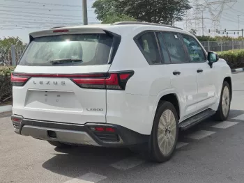 Lexus LX600 VIP Black Edition 2023 Model Year 4-Seater Petrol White Color