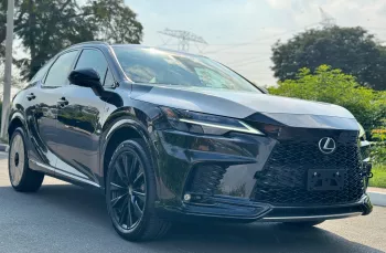 Lexus RX500h F-Sport 2024 Model Year 2.4L Turbo Hybrid Black Color Exterior