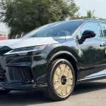 Lexus RX500h F-Sport 2024 Model Year 2.4L Turbo Hybrid Black Color Exterior - Thumbnail 1