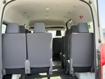 Toyota Hiace DX 13-Seater 2025 Model Year Diesel M/T RWD White Color