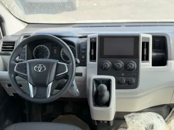 Toyota Hiace DX 13-Seater 2025 Model Year Diesel M/T RWD White Color