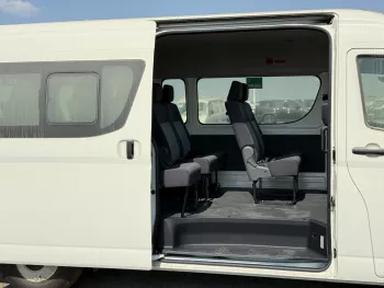Toyota Hiace DX 13-Seater 2025 Model Year Diesel M/T RWD White Color
