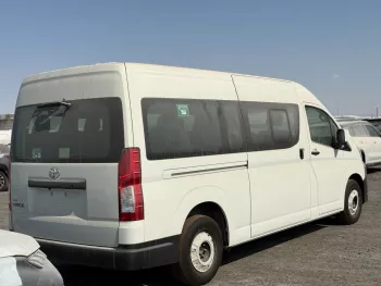 Toyota Hiace DX 13-Seater 2025 Model Year Diesel M/T RWD White Color
