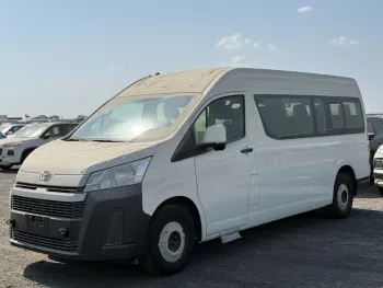Toyota Hiace DX 13-Seater 2025 Model Year Diesel M/T RWD White Color