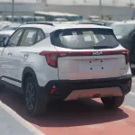 Kia Seltos 1.5L Petrol 2025 Model Year White Color Exterior - Thumbnail 6