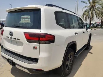 Toyota Land Cruiser LC300 GR-Sport 2023 Model Year 3.3L V6 Diesel White Color