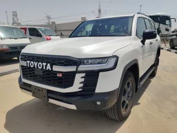 Toyota Land Cruiser LC300 GR-Sport 2023 Model Year 3.3L V6 Diesel White Color