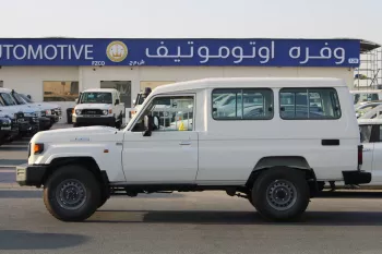 TOYOTA LAND CRUISER 78 2025 MODEL YEAR 2.8L DIESEL GRADE E WHITE COLOR