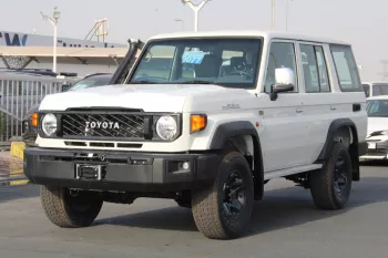 TOYOTA LAND CRUISER 76 2025 MODEL YEAR 4.0L V6 PETROL G1 WHITE COLOR