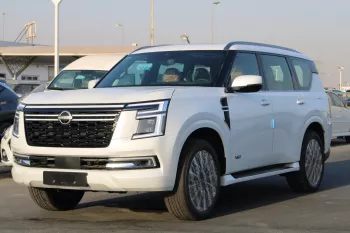 NISSAN PATROL Y63 2025 MODEL YEAR PETROL LE PLATINUM CITY WHITE COLOR