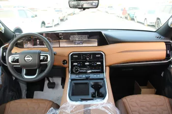 NISSAN PATROL Y63 2025 MODEL YEAR PETROL LE PLATINUM CITY WHITE COLOR