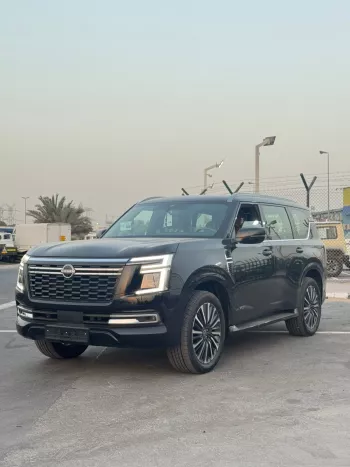 NISSAN PATROL 2025 MODEL YEAR 3.5L PETROL V6 TT PLATINUM GREEN COLOR