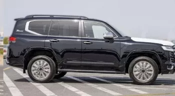 Toyota Land Cruiser 2025 Model Year VXR 3.5L Petrol Full Option Black Color