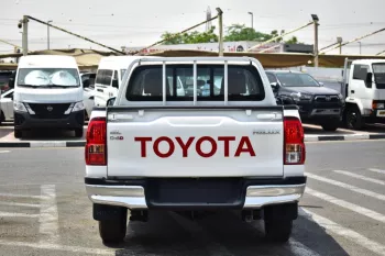 TOYOTA HILUX GL 2025 MODEL YEAR 2.4L DIESEL 4X2 5-SEATER WHITE COLOR